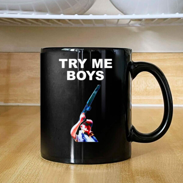 Carl Niehaus Try Me Boys Mug