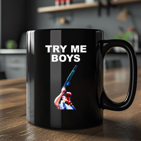 Carl Niehaus Try Me Boys Mug