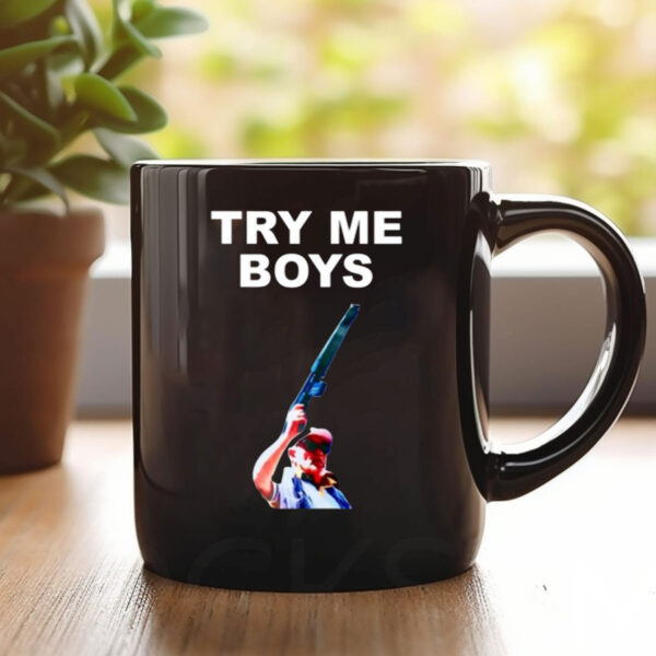 Carl Niehaus Try Me Boys Mug