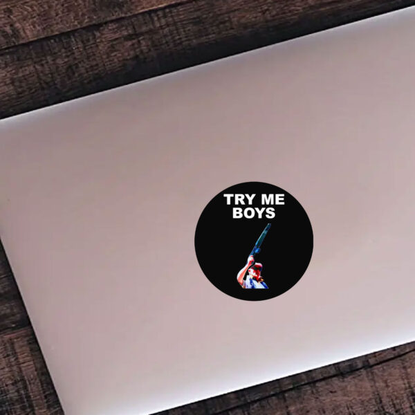 Carl Niehaus Try Me Boys Sticker