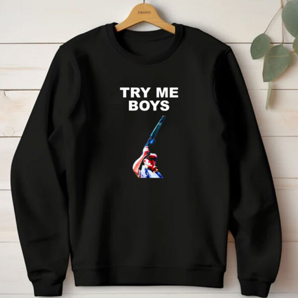 Carl Niehaus Try Me Boys T-Shirt