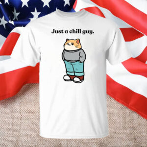 Chill Guy Cat T-Shirt1