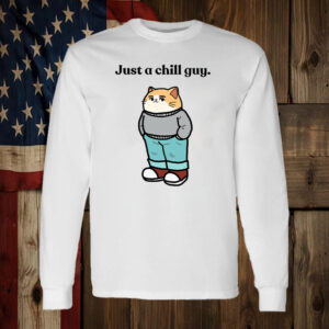 Chill Guy Cat T-Shirt2