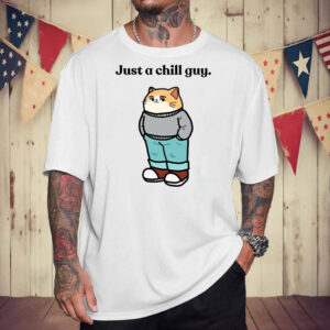 Chill Guy Cat T-Shirt5