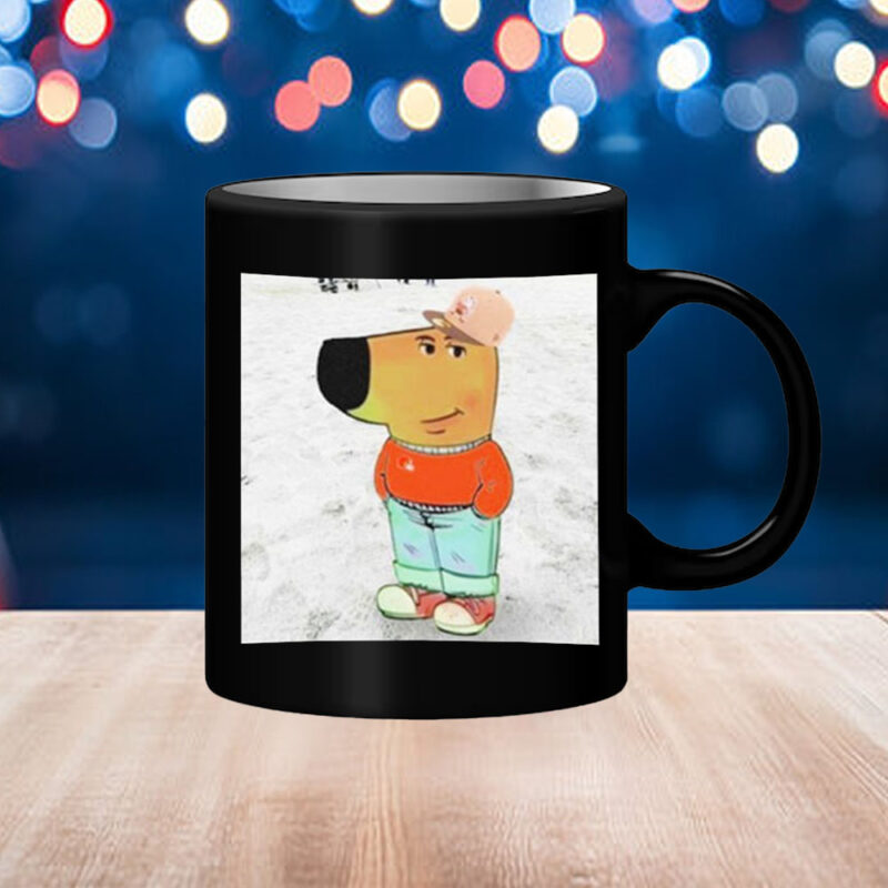 Chill Guy Dog Cleveland Browns Mug