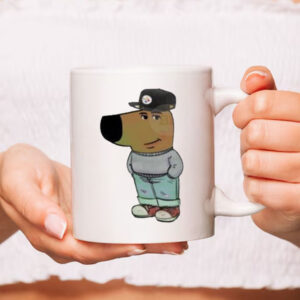 Chill Guy Dog Pittsburgh Steelers Mug2