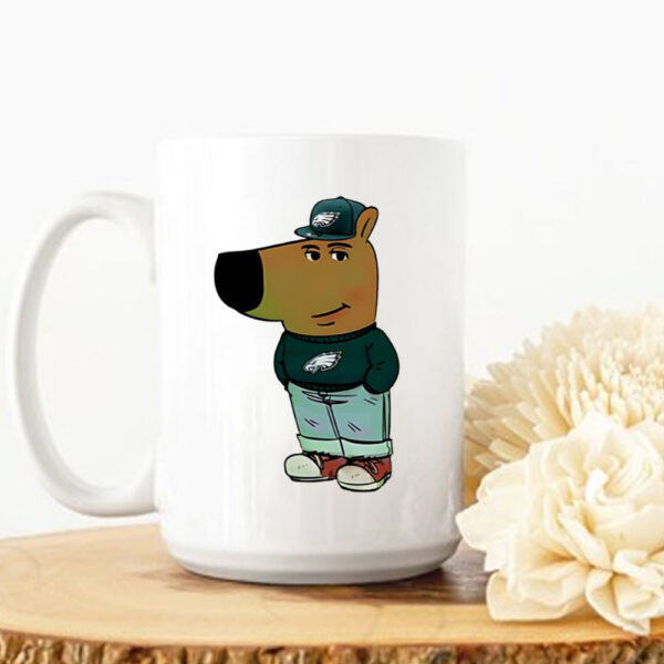 Chill Guy Philadelphia Eagles Fan Mug5