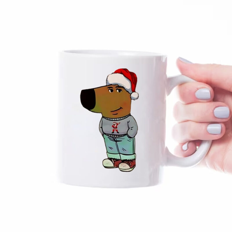 Chill Guy Santa my new character meme Christmas Mug1