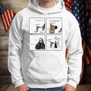 Chill guy dog and Death comic Shirt ,Sweatshirt ,Hoodie