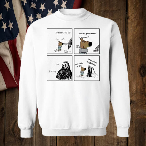 Chill guy dog and Death comic Shirt ,Sweatshirt ,Hoodie6