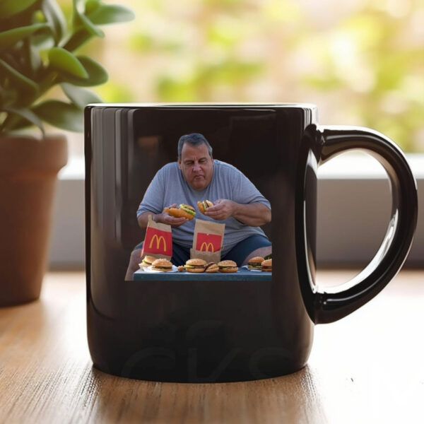 Chris Christie Fries Fast Food Mug