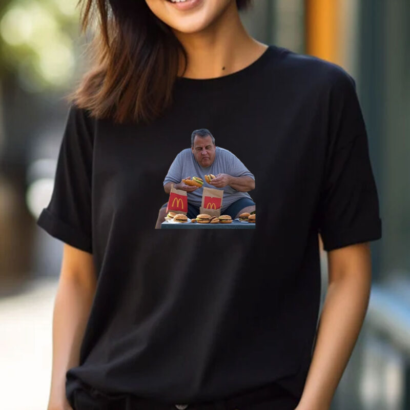 Chris Christie Fries Fast Food T-Shirt