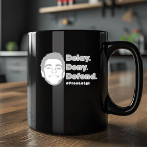 Delay Deny Defend Free Luigi Mug