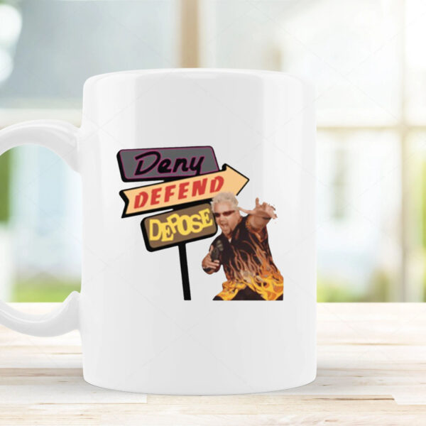 Deny Defend Depose Drive-Ins Mug 2024