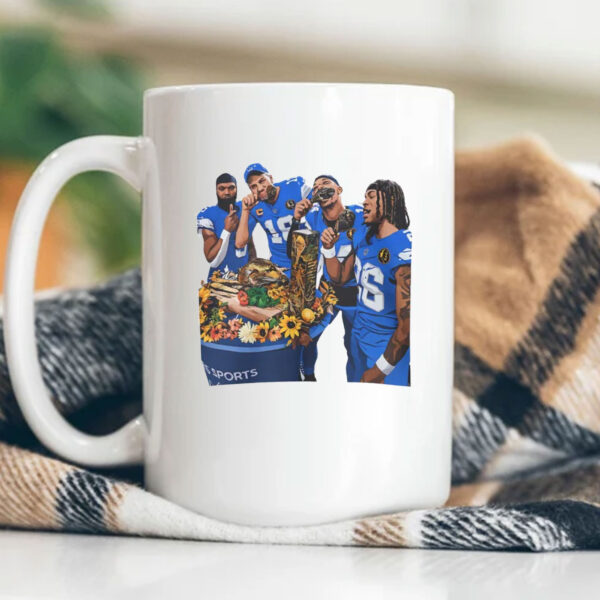 Detroit Football Funny Holiday Mug