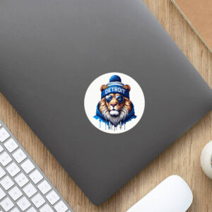 Detroit Football Sticker