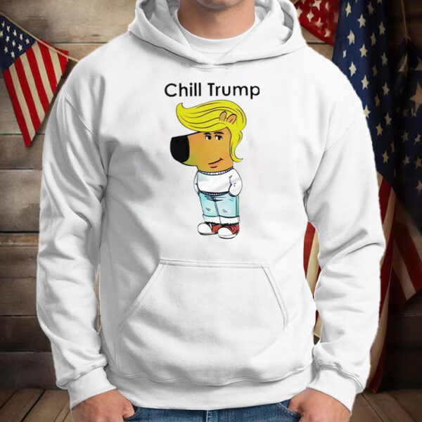 Donald Trump Chill Guy Dog T-Shirt