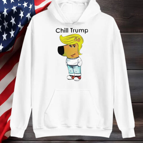 Donald Trump Chill Guy Dog T-Shirt1