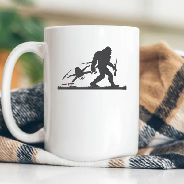 Drone Hunter Bigfoot New Jersey Mug