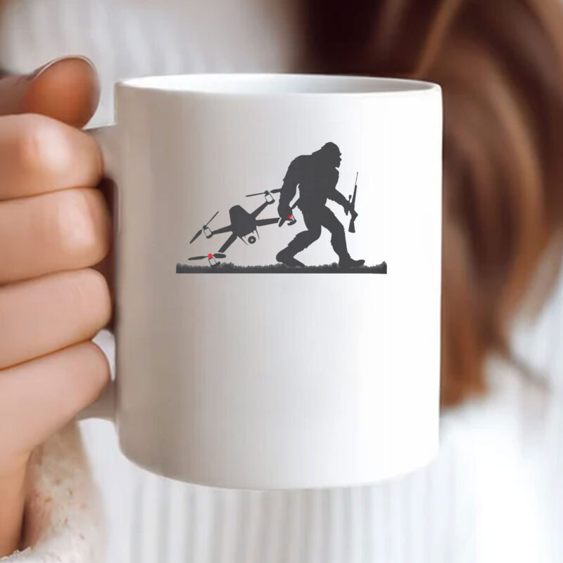 Drone Hunter Bigfoot New Jersey Mug