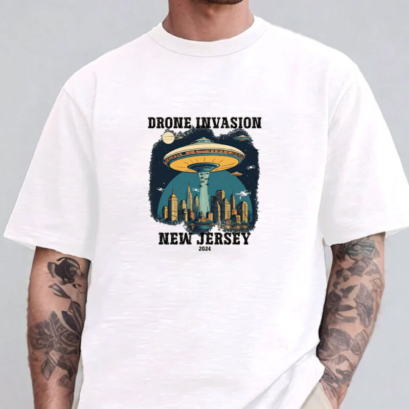 Drone Invasion New Jersey 2024 T-Shirt