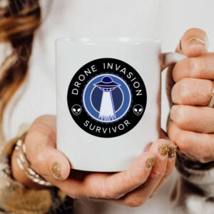 Drone Invasion UFO Survivor Mug