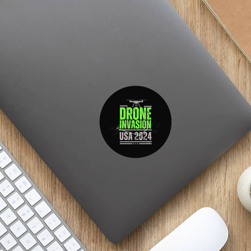 Drone Invasion USA 2024 Sticker