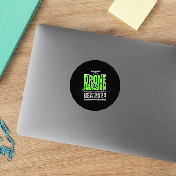 Drone Invasion USA 2024 Sticker