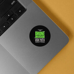 Drone Invasion USA 2024 Sticker