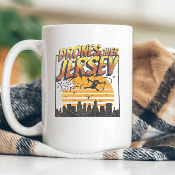 Drones Over Jersey Mug