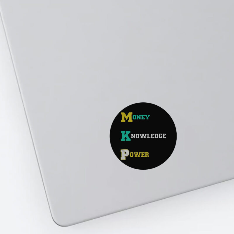 Duduzane Zuma Money Knowledge Power Sticker