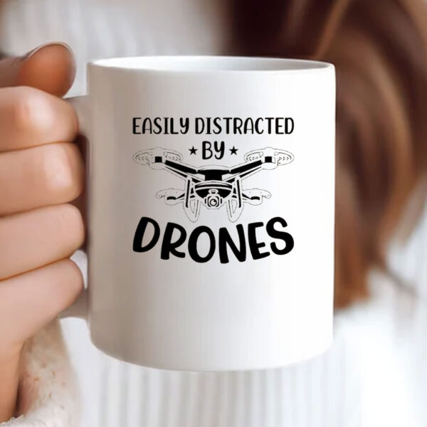 Easily Distracted by Drones Mug