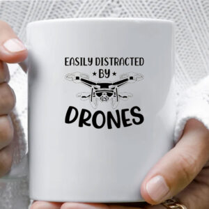 Easily Distracted by Drones Mug