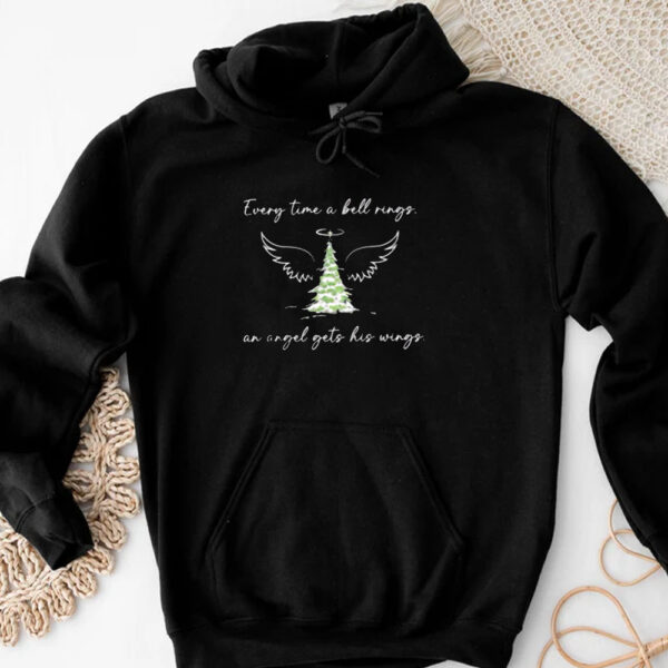 Every Time a Bell Rings An Angel Gets His Wings Christmas Movie Quote T-shirt 20243