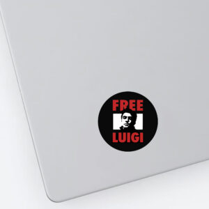 FREE LUIGI MANGIONE Sticker 2024