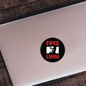 FREE LUIGI MANGIONE Sticker 2024