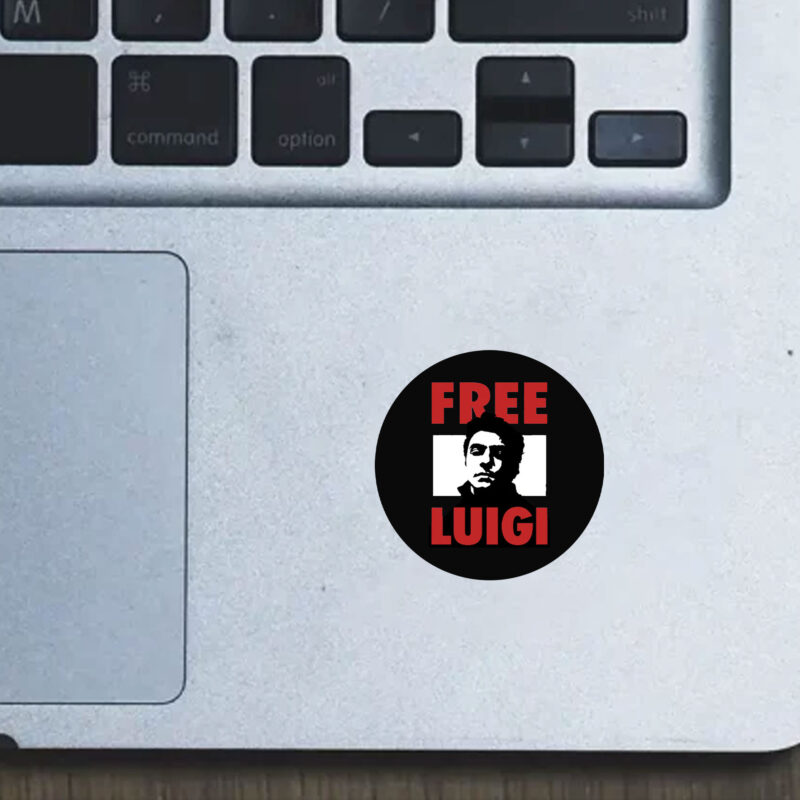 FREE LUIGI MANGIONE Sticker 2024