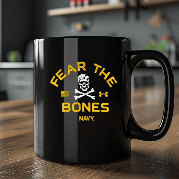 Fear The Bones Navy Mug