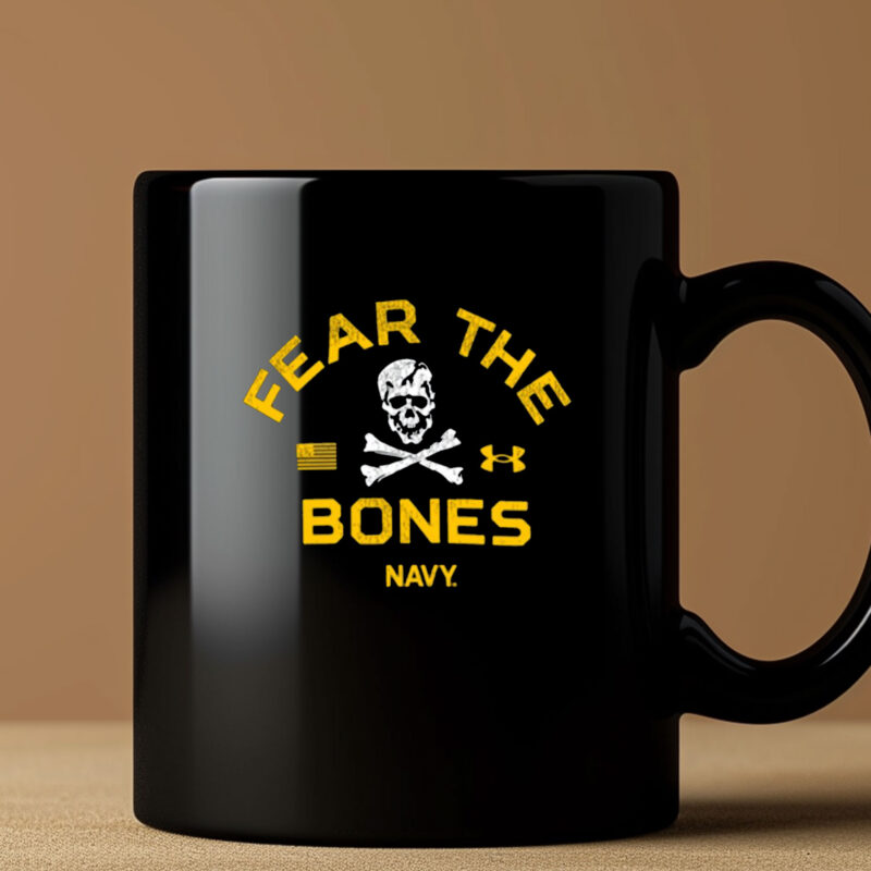 Fear The Bones Navy Mug