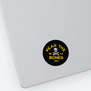 Fear The Bones Navy Sticker