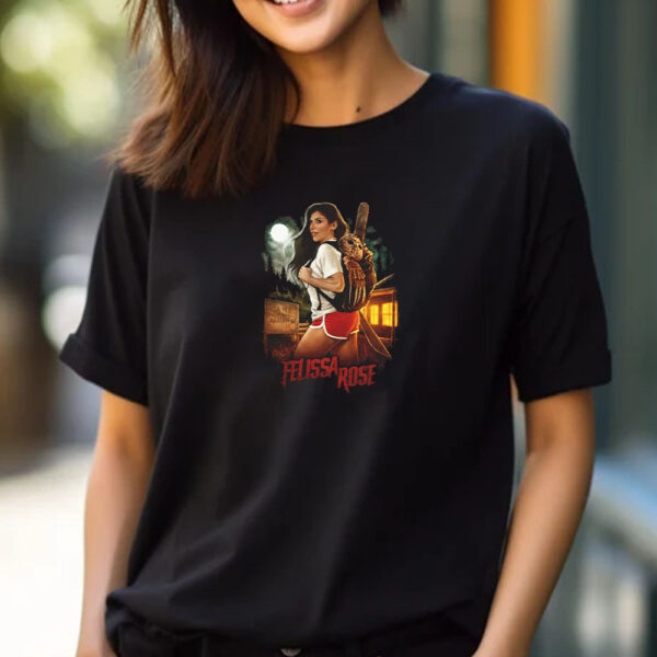 Felissa Rose Happy Camper Ladies T-Shirt 2024