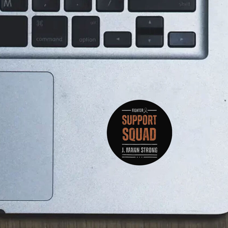 Fighter Support Squad J Mann Strong Sticker