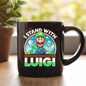 Free Luigi I stand with Luigi Mug