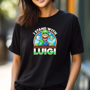 Free Luigi I stand with Luigi T-shirt