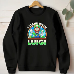 Free Luigi I stand with Luigi T-shirt