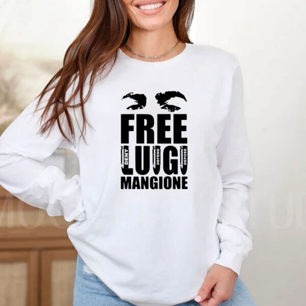 Free Luigi Mangione Deny Defend Depose ‬T-Shirt