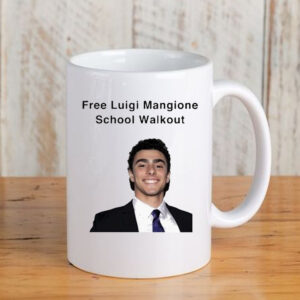 Free Luigi Mangione School Walkout Mug3