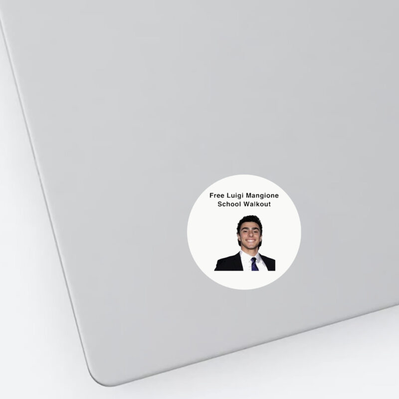 Free Luigi Mangione School Walkout Sticker