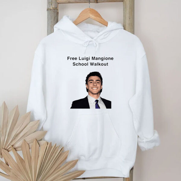 Free Luigi Mangione School Walkout T-Shirt 2024