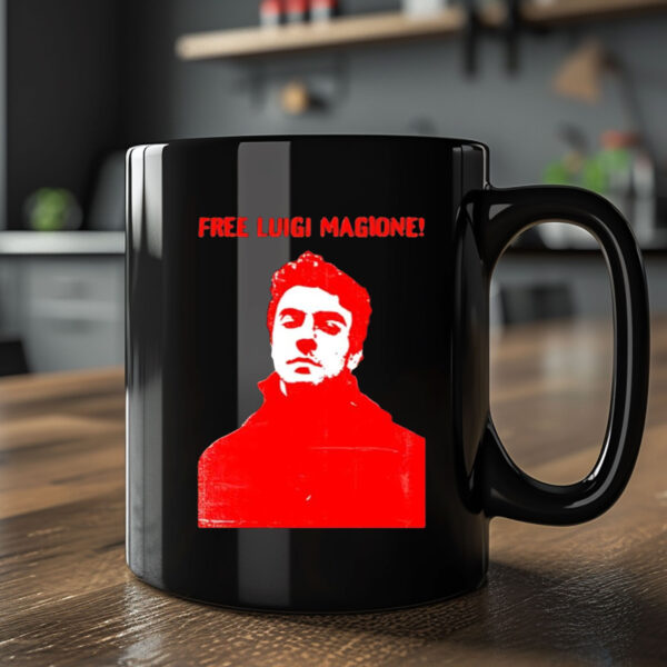 Free Luigi Mangione red Mug